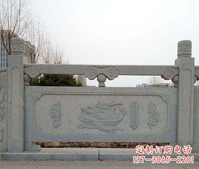 公园户外栏板石雕