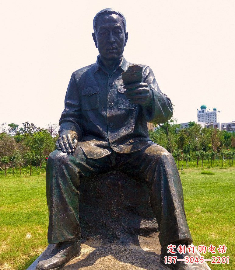 公园近代人物铜雕