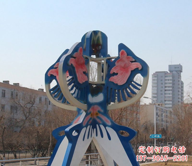 公园景观不锈钢风筝