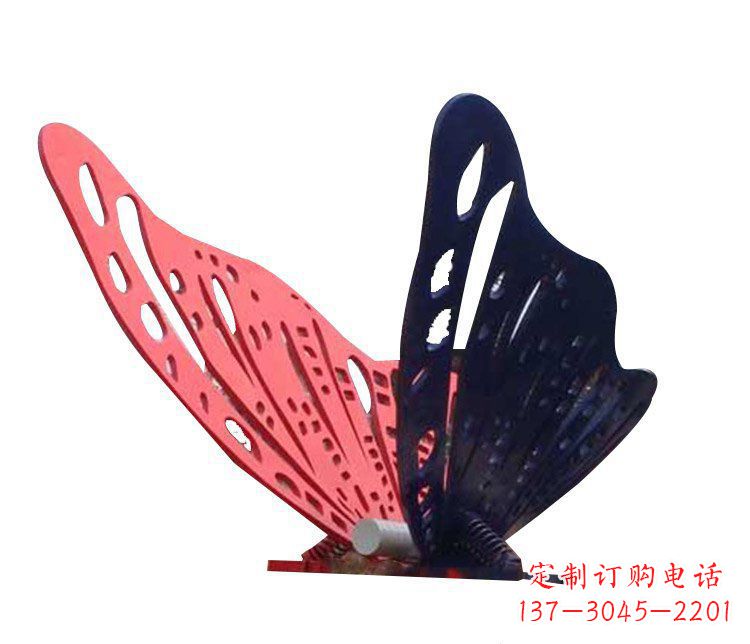 公园景观不锈钢蝴蝶雕塑