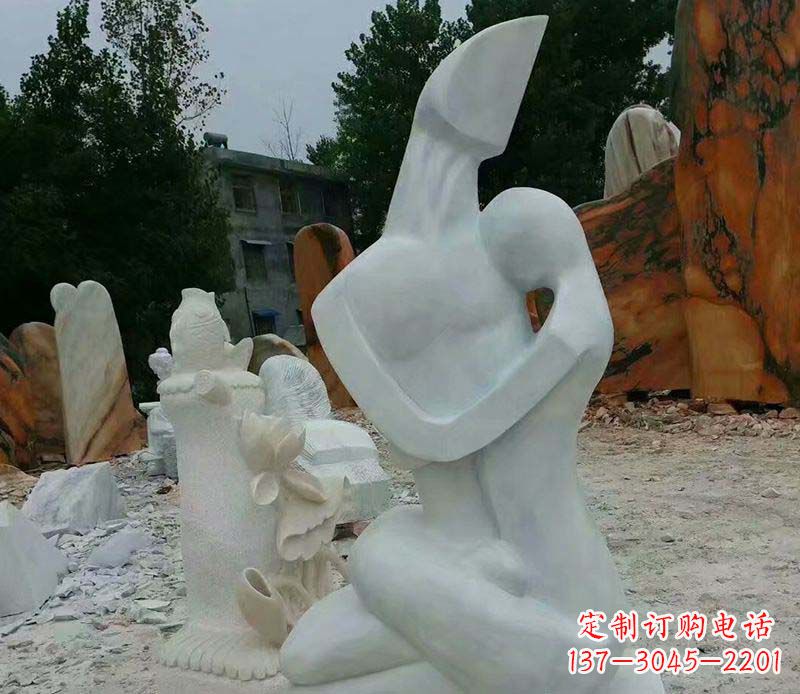 公园景观抽象人物石雕