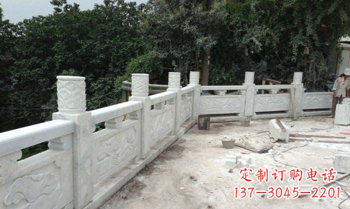 公园景观大理石栏板雕塑 (3)