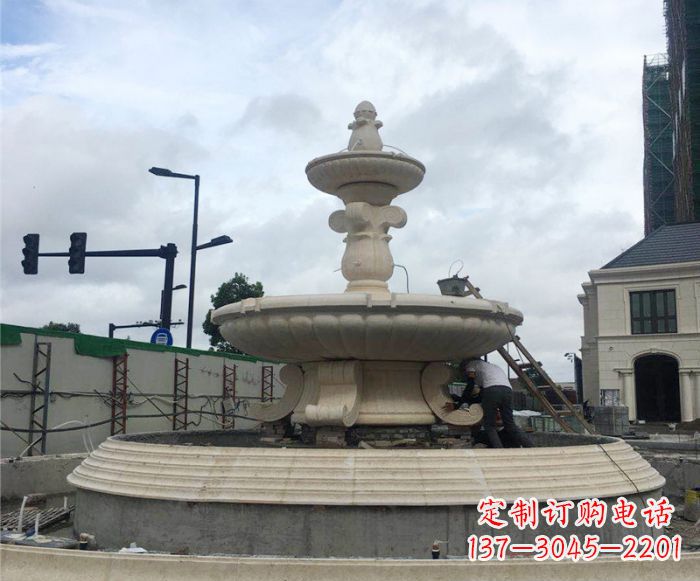 品质卓越的定制大型喷泉石雕 品质卓越的定制大型喷泉石雕