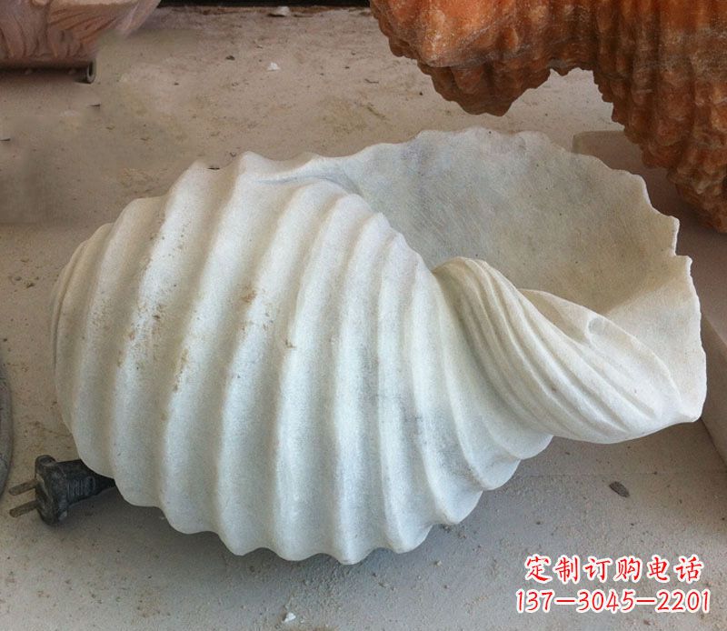 公园景观海螺石雕