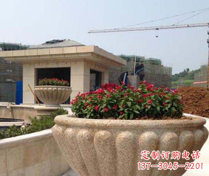 公园景观花盆石雕 公园景观花盆石雕