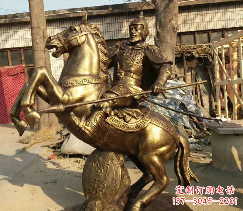 公园景观将军骑马铜雕