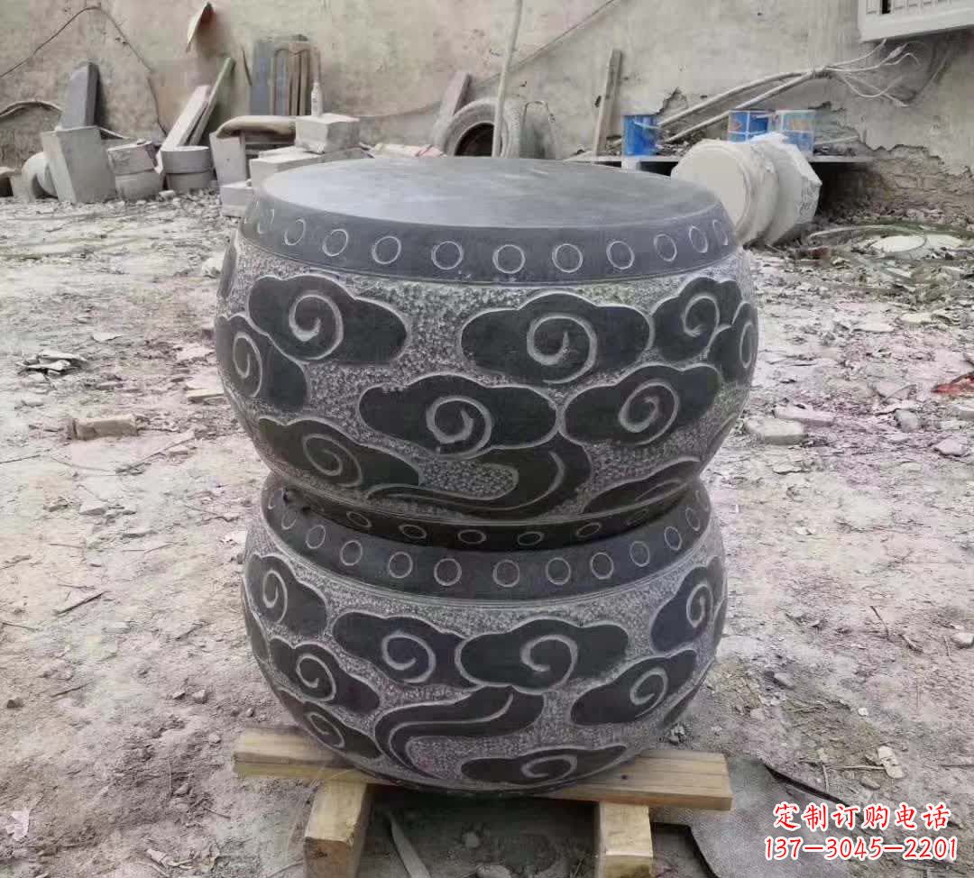 公园景观石雕凳