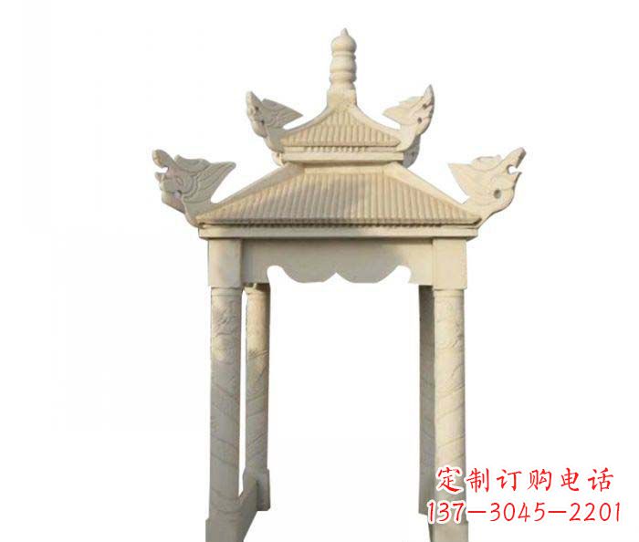 高品质园林石雕凉亭 高品质园林石雕凉亭