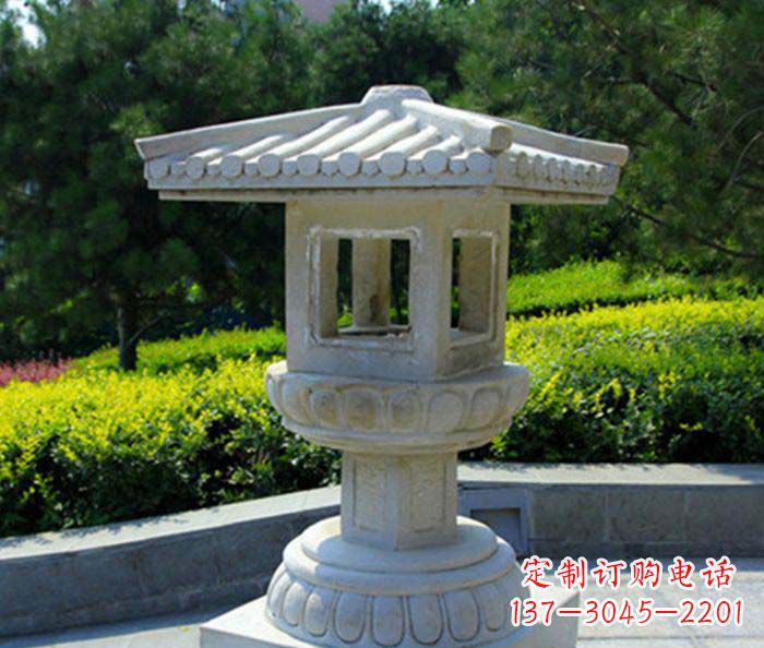 公园景观小型石灯雕塑