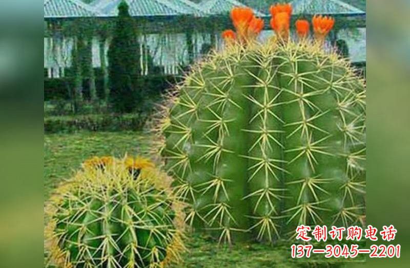 公园景区玻璃钢仿真仙人球