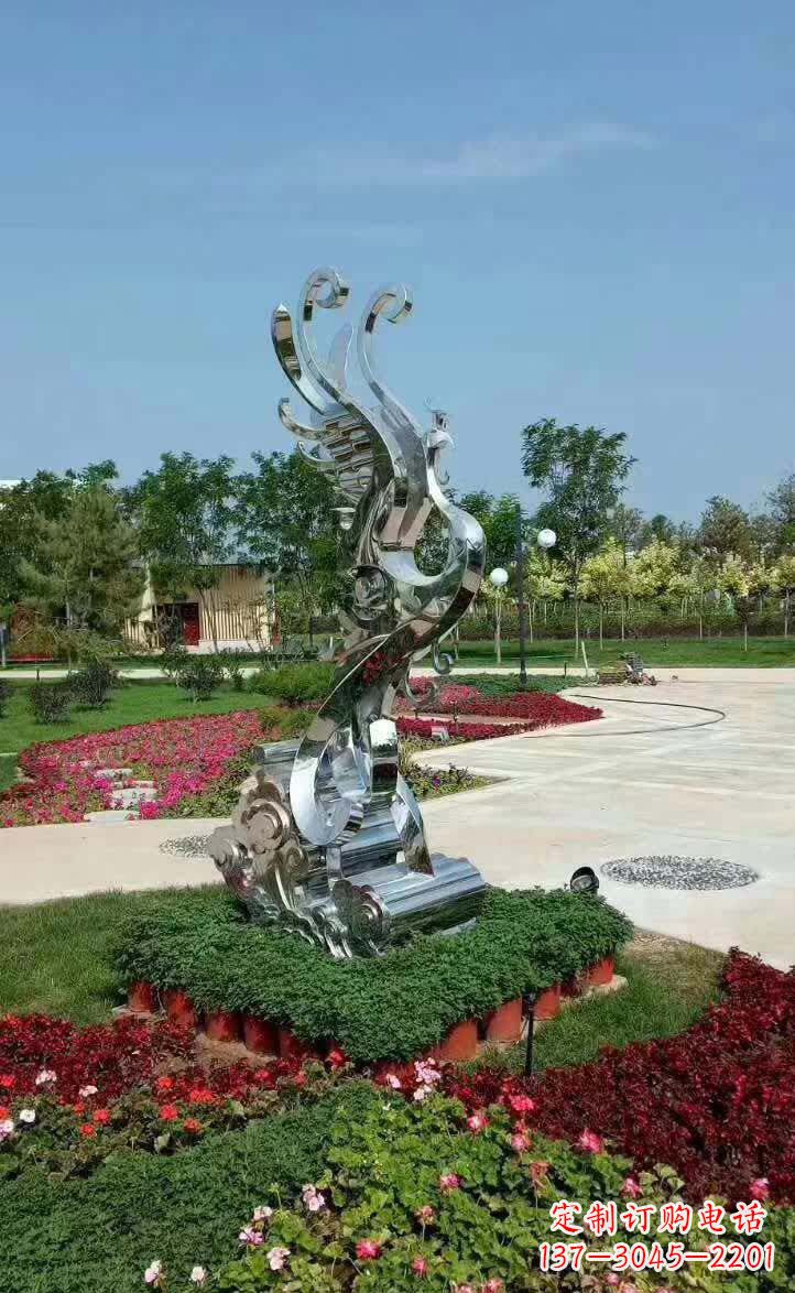 不锈钢凤凰雕塑,精美雕塑装饰公园 不锈钢凤凰雕塑,精美雕塑装饰公园