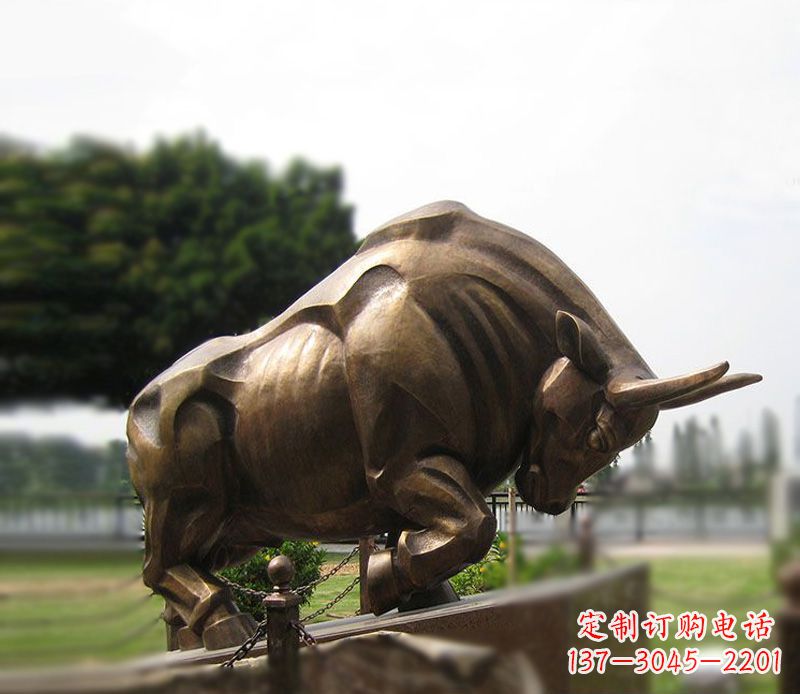 公园开荒牛铜雕