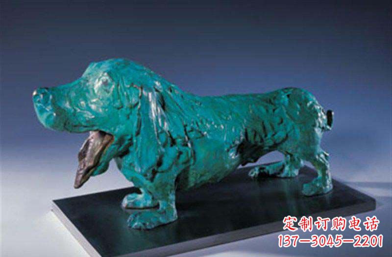 柯基狗铜雕艺术品 柯基狗铜雕艺术品