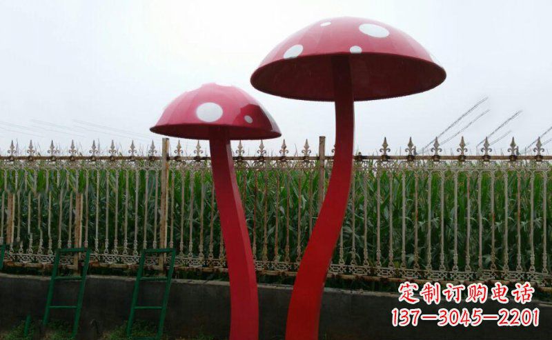 公园蘑菇不-锈-钢-雕-塑-