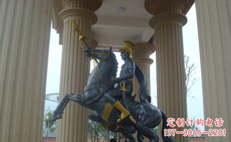 公园/骑马/罗马/士兵/人物/铜雕-公园骑马的罗马士兵人物铜雕 公园/骑马/罗马/士兵/人物/铜雕-公园骑马的罗马士兵人物铜雕