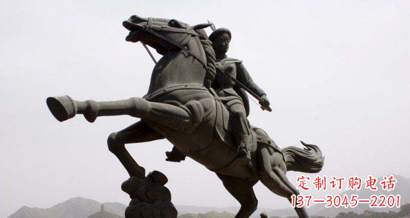 西方风格骑马雕塑 西方风格骑马雕塑
