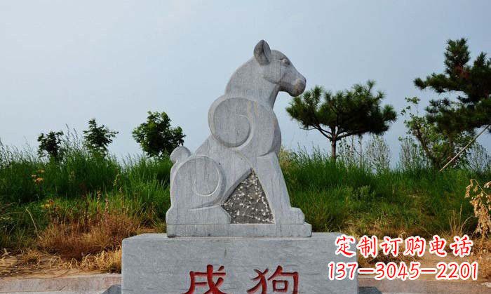 青石生肖动物雕塑 青石生肖动物雕塑