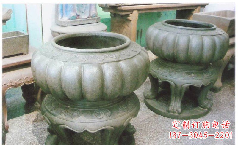 铜质公园水缸雕塑 铜质公园水缸雕塑