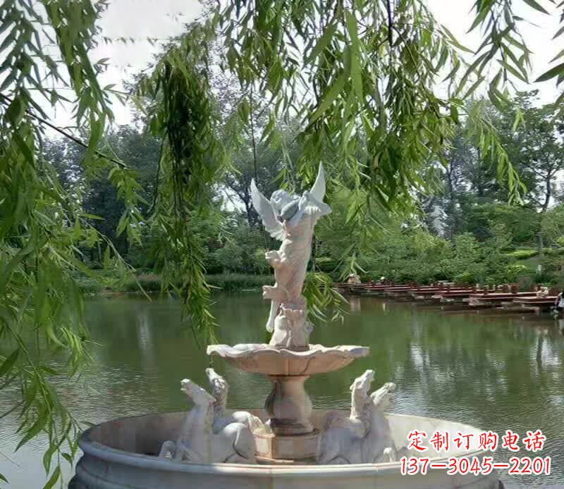公园天使景观石雕