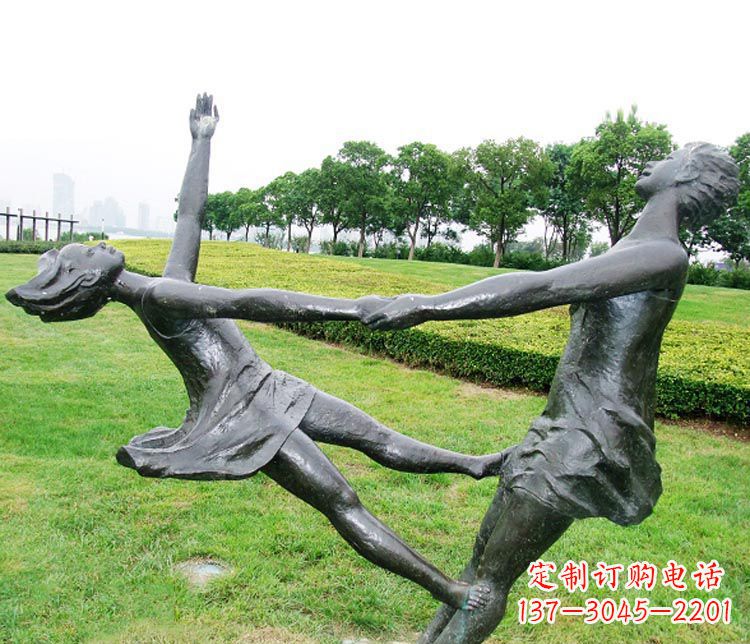 公园/跳舞/女孩/铜雕-公园跳舞的女孩铜雕 公园/跳舞/女孩/铜雕-公园跳舞的女孩铜雕