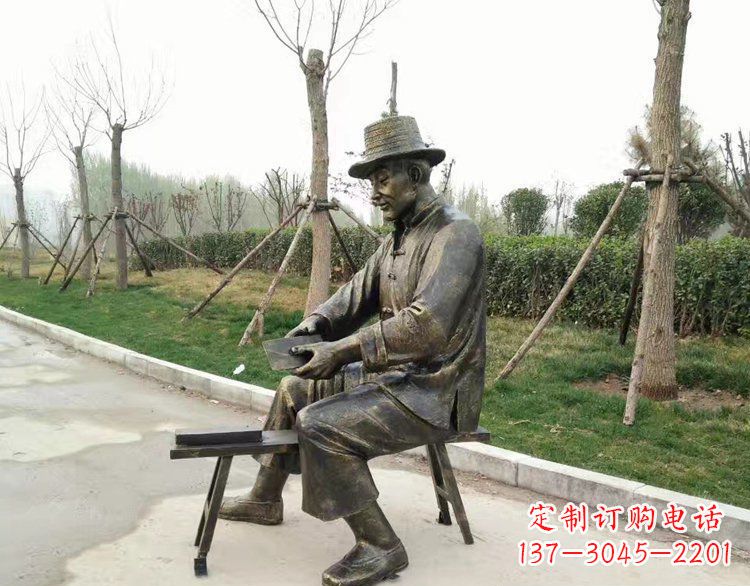 铜雕老人雕塑 铜雕老人雕塑