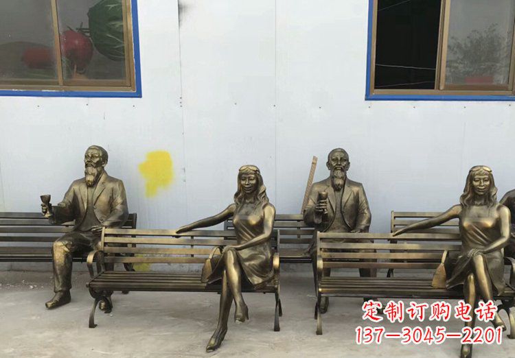 唯美女性铜雕美女长椅 唯美女性铜雕美女长椅