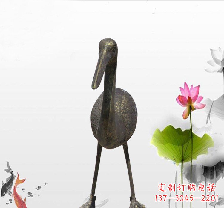 高品质铜制仙鹤雕塑 高品质铜制仙鹤雕塑