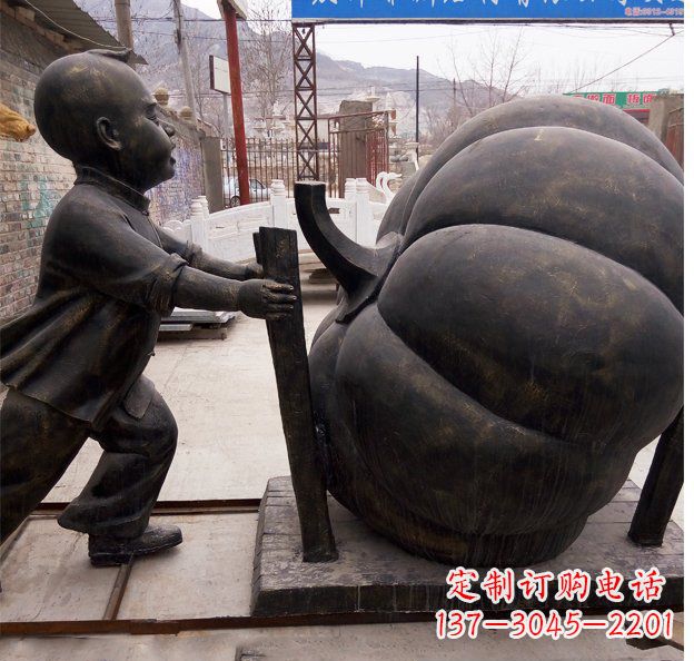 精致男孩铜雕 精致男孩铜雕