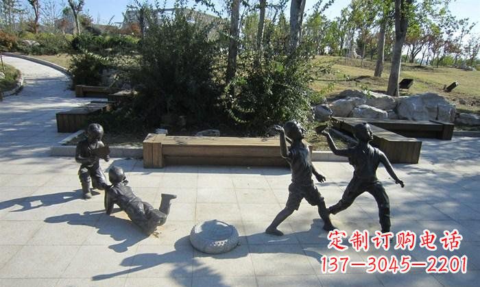 精美铜制儿童雕塑 精美铜制儿童雕塑