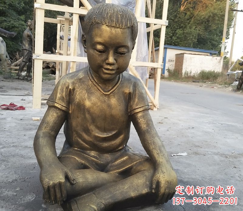 孩子们的梦想-铜质儿童雕塑 孩子们的梦想-铜质儿童雕塑