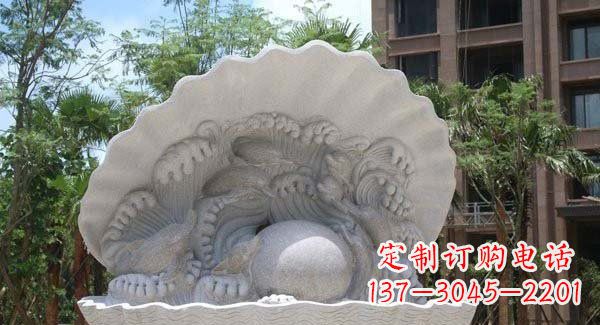 公园小区动物喷泉石雕