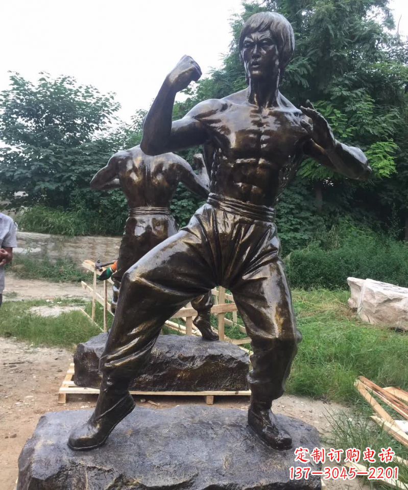 李小龙雕塑 - 功夫/李小龙/铜雕 李小龙雕塑 - 功夫/李小龙/铜雕