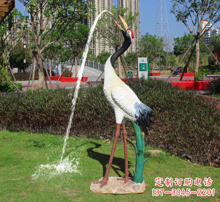 供应仿真仙鹤动物雕塑