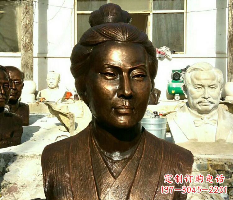 传承经典,精美雕塑李清照胸像铜雕 传承经典,精美雕塑李清照胸像铜雕
