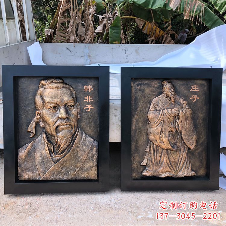 中领雕塑专业的古代历史名人头像雕塑定制 中领雕塑专业的古代历史名人头像雕塑定制