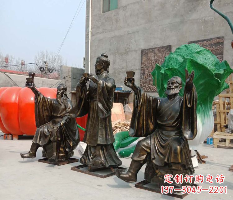 浓缩古代江湖英雄——名人雕塑 浓缩古代江湖英雄——名人雕塑