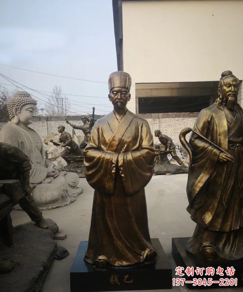 古代名人精美铜雕 古代名人精美铜雕