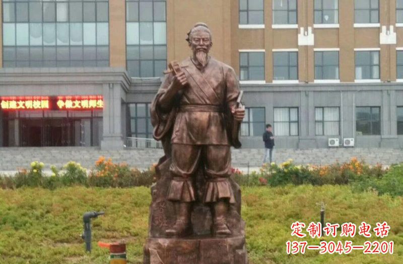 传承古代名人铜雕——鲁班雕像 传承古代名人铜雕——鲁班雕像