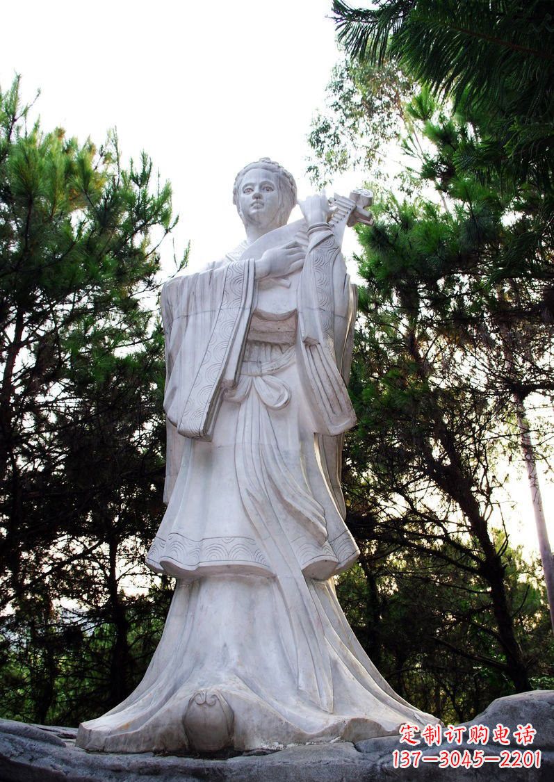 传承古代高贵,纪念王昭君石雕 传承古代高贵,纪念王昭君石雕