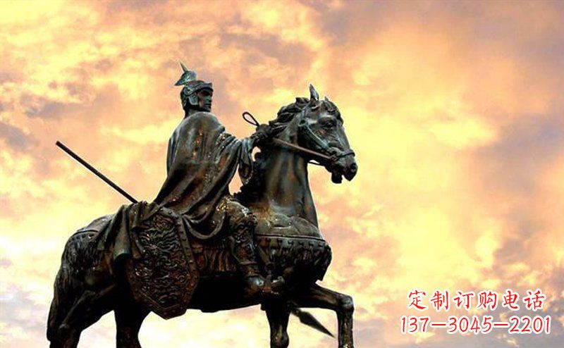 古代名人赵云铜雕 古代名人赵云铜雕