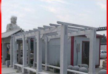  专业定制公园大理石石雕长廊