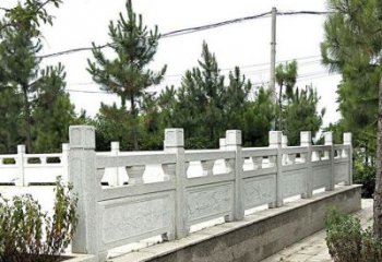 大理石栏板石雕，构筑公园景观