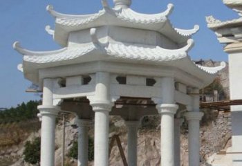 专业汉白玉凉亭雕塑