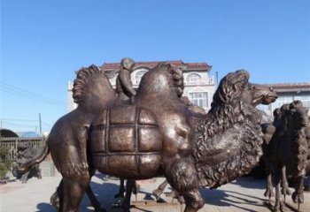 高端铜骆驼雕塑定制