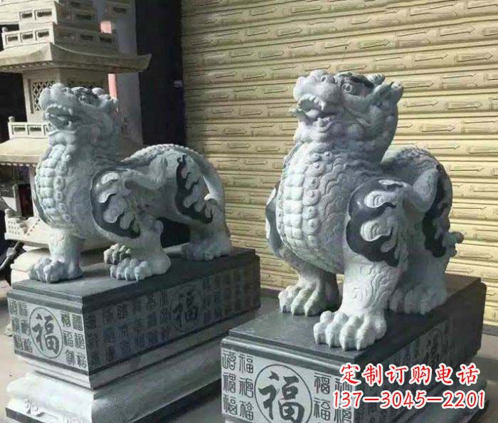 古代神兽貔貅石雕