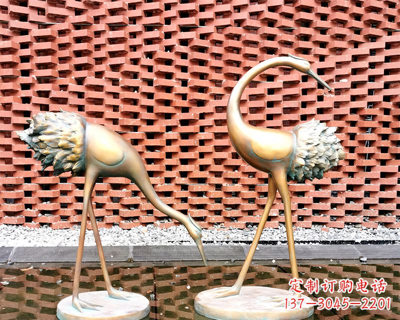 故宫龟鹤铜雕