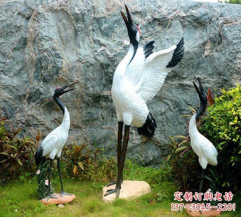 故宫仙鹤雕塑