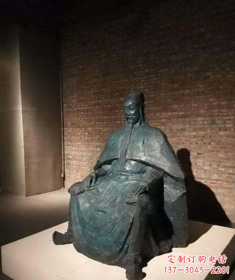关公古代名人铜雕