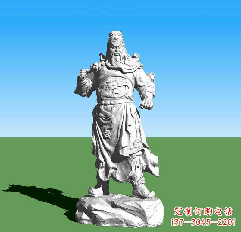 关羽关云长石雕