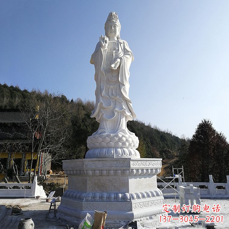 观音菩萨公园佛像石雕